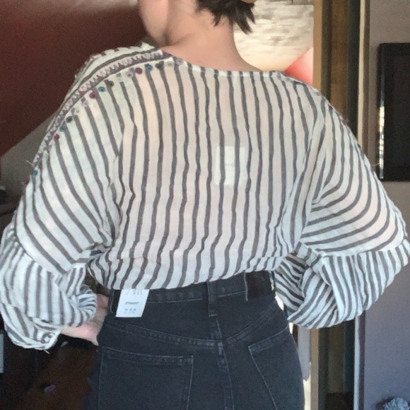 *SALE Wrap tie top - Picture 8 of 8